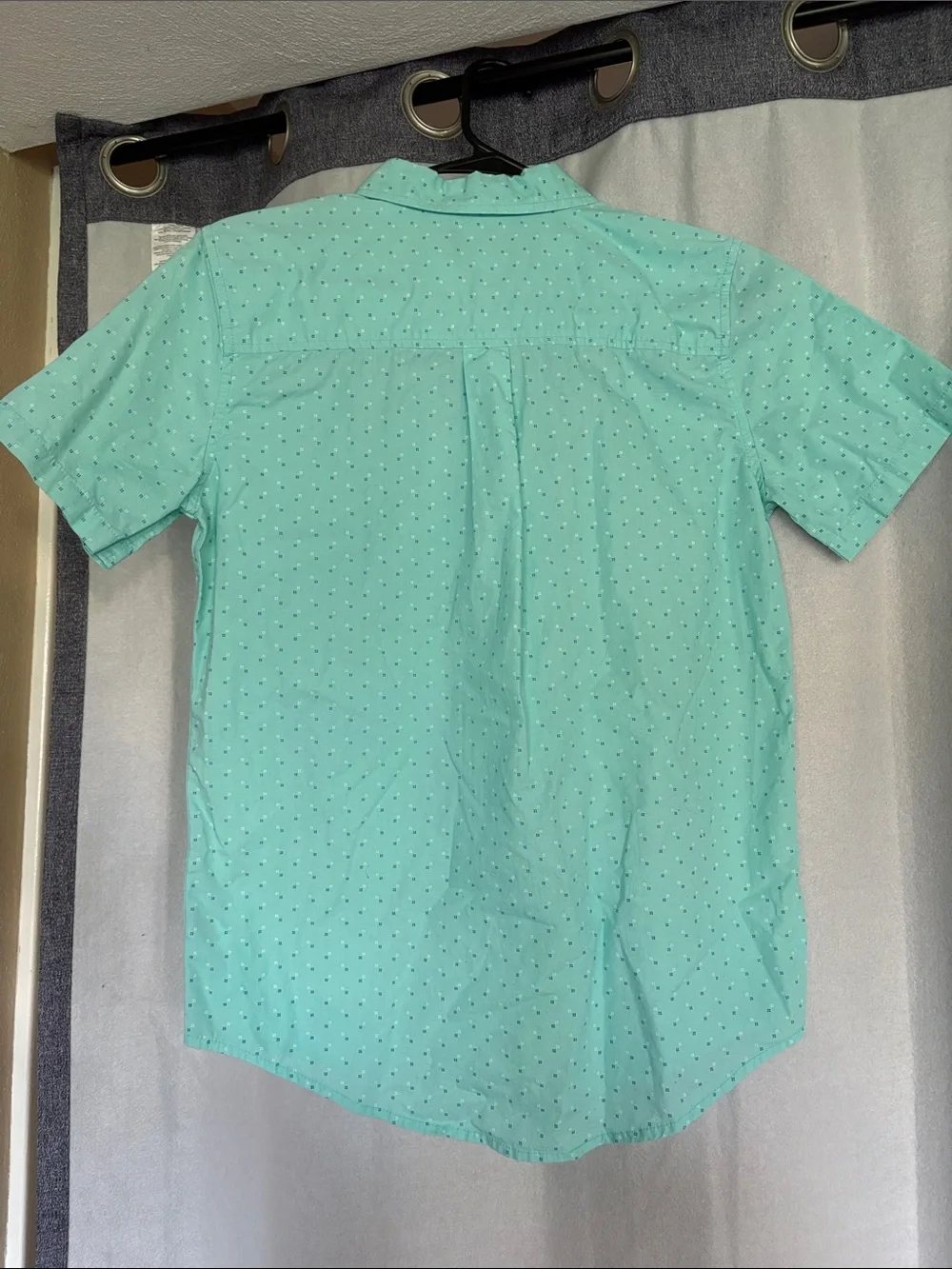 The Children's Place Mint Green Short-Sleeve Button-Down Shirt